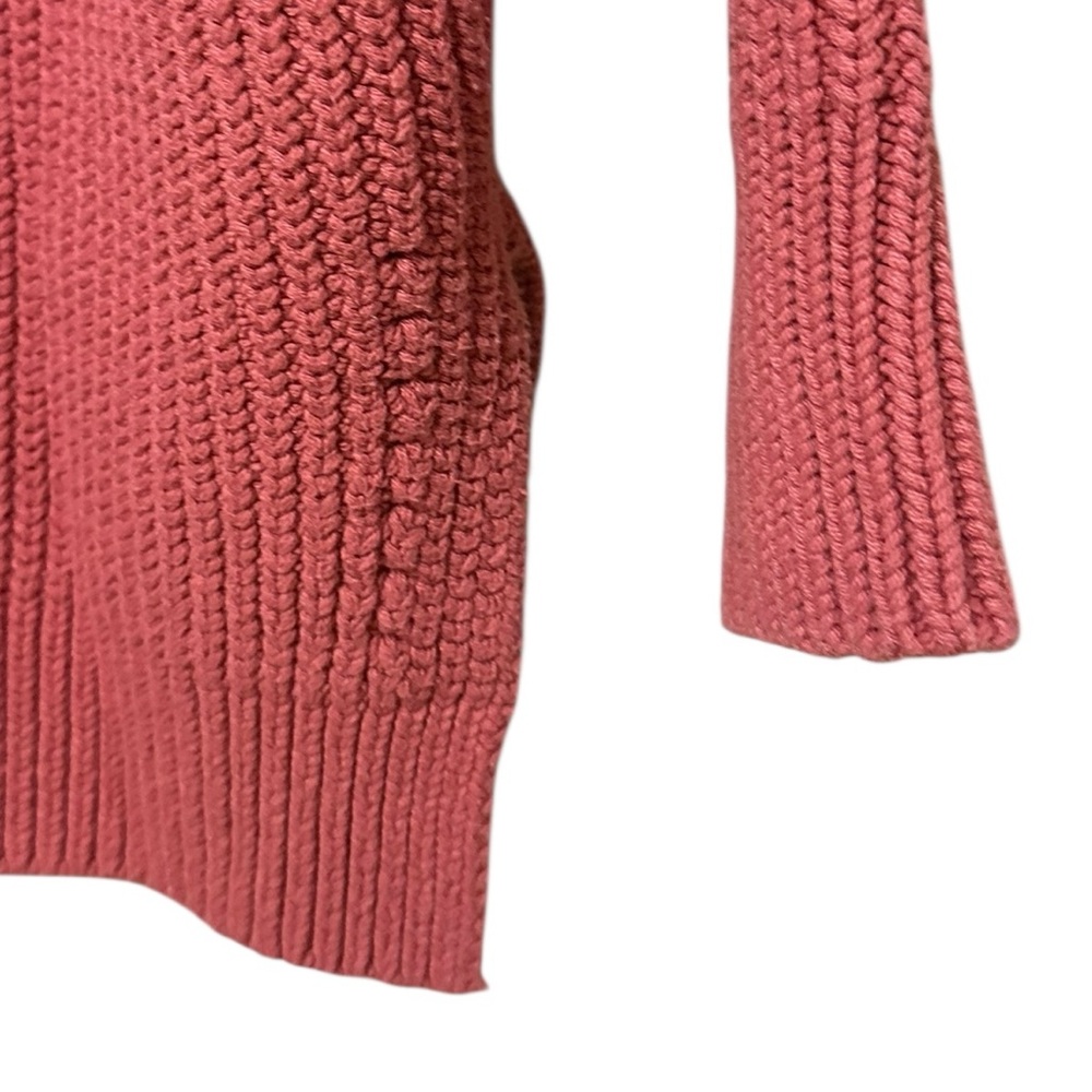 FREE PEOPLE Nightingale Cardigan in Rosette (blush pink) oversized sweater Small - Picture 5 of 10
